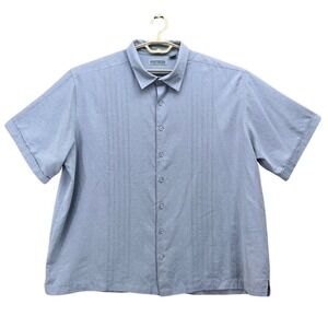 Cubavera‎ Button Down Shirt Blue 3X